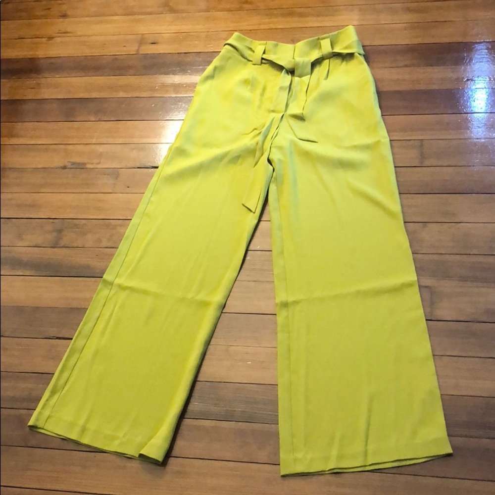 Lovers + Friends x revolve chartreuse pants